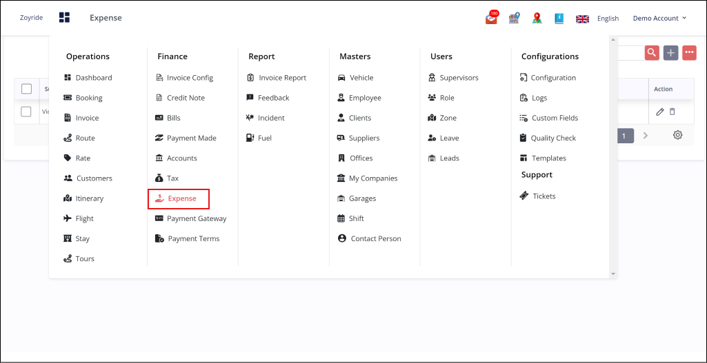 Expenses Module