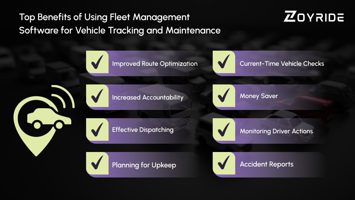 Benefits of using Fleet Management Software